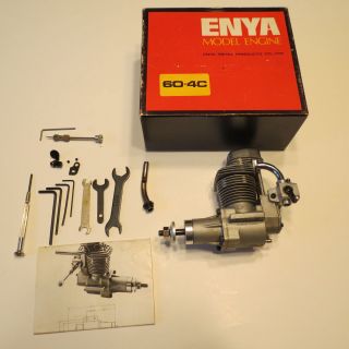 ENYA 60 4C with box all paperwork and tools used