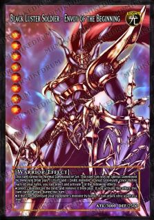 Yugioh Orica Black Luster Soldier Envoy of The Beginning Holo