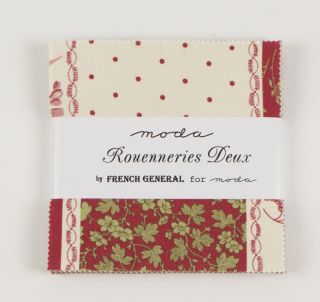 Moda Fabric Charm Pack Rouenneries Deux French General 42 5 Squares
