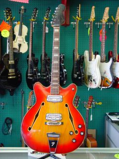 Fender Coronado II Electric Hollow Body Guitar Made in U.S.A. 1966