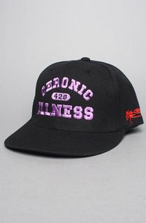 SSUR The Illness Hat in Black Purple Concrete