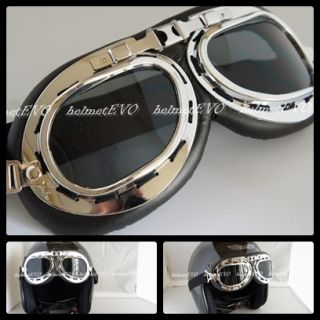 Motorcycle Helmets Goggle Open Face Glasses Harley