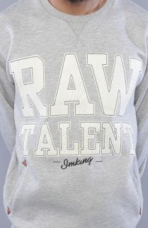 IMKING The Raw Talent Crewneck Sweatshirt in Heather Grey  Karmaloop