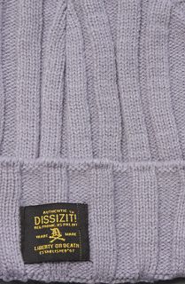 Dissizit The Authentic Label Beanie in Grey