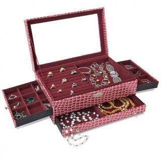Jewelry Storage & Accessories Colleens Prestige™ Croco Emboss