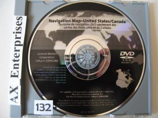 OEM GM Navigation DVD 9 3 286 Map Update 2011 Acadia Enclave Escalade