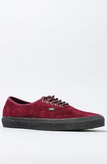 Vans Footwear The Authentic Hiker CA Sneaker in Fig Black  Karmaloop