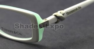 New Tiffany Co Eyeglasses TF 2016 White 8052 Auth