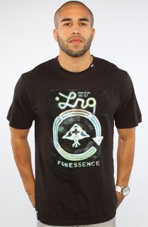 LRG The Light Cycle Tee in Black Concrete