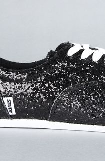 Study The Glitter Drop Sneaker in Black