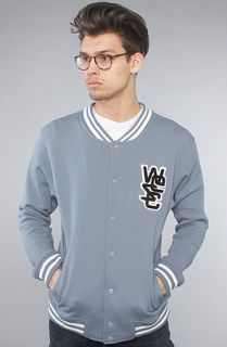 WeSC The Warren Baseball Jacket in Blue Graphite