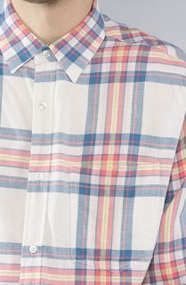 CHAMBERS The Oneway Buttondown Shirt in White Plaid