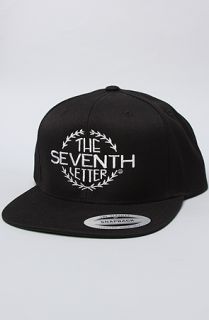 7th Letter The Reef Snapback in Black