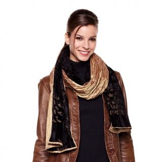 228 781 elizabeth gillett ramona reversible velvet and satin scarf