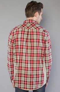 RockSmith The Bushwick Safari Buttondown Shirt in Red Khaki