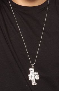 DGK The Haters Necklace in Nickel Concrete