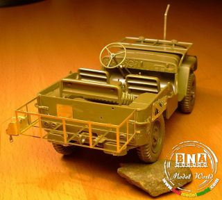 Minor 1 24 US WWII 1 4 Ton 4x4 Truck Field PE Accessories Workable