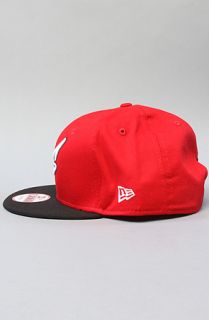 Sneaktip The Sharpie Logo Snapback Hat in Red Black