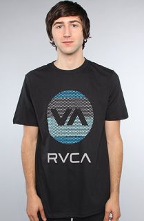 RVCA The VA Plugz Tee in Black Concrete