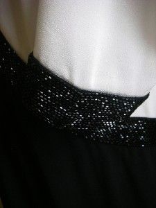 DAYMOR COUTURE BY C. MERCEDES FERREIRA GORGEOUS BLACK/WHITE BEADED
