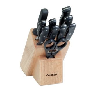  11 piece forged triple riveted cutlery set this cuisinart 11 piece