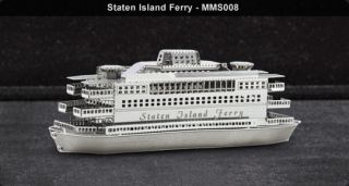 Metal Works Staten Island Ferry 3D Laser Cut Model Fascinations 010084