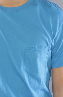 RVCA The PTC 2 Tee in Swedish Blue Concrete