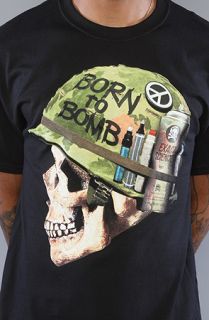Exact Science The Born To Bomb Tee in Black