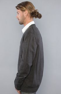 WeSC The Borik Cardigan in Black Melange