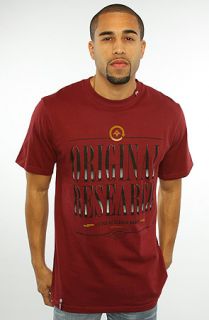 LRG The Original Research Tee in Maroon