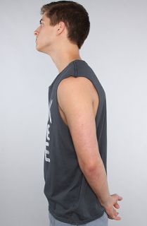 The Original Retro Brand The Rock The Vote Sleeveless Tee in Charcoal