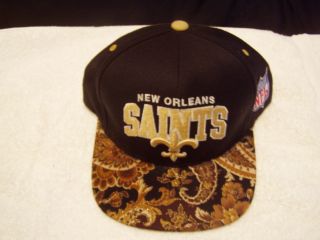  Brim Snapback New Orleans Saints by Fiasco Vintage Customs