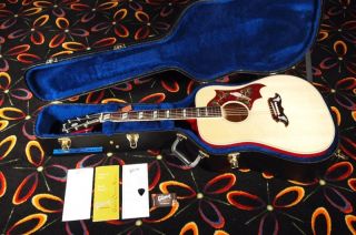 just gorgeous you are looking at a 2012 gibson dove acoustic with a