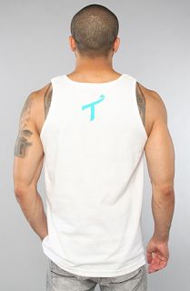 two in the shirt the aloha tank in white pink teal this