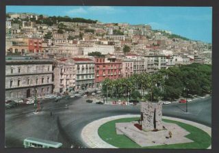 Postcard Italy Italia Napoli Piazza Scugnizzo 1960years Street Scene