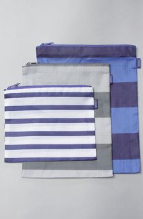 Baggu The Medium Zipper Bag Set in Stripes