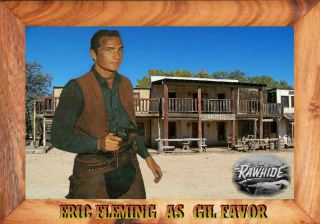 Magnet Television Western Rawhide Eric Fleming Photo Magnet