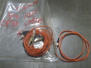 Orange 3ft Fiber Optic fo Cable Patch Cord NIB
