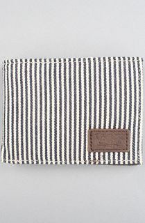 Vans The Bolted Wallet in Navy Railroad Stripe