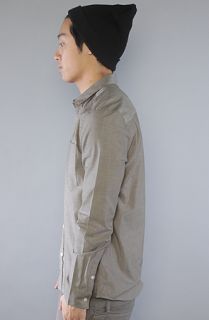 WeSC The Tyrone Buttondown Shirt in Military Olive