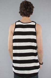 Civil The Michaels Tank Top in Black Cream