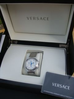 New Mens Gianni Versace Datejust Atelier Chronograph GMT Seamaster