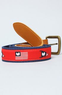 Wutang Brand Limited The Wutang Yacht Club Belt in Red