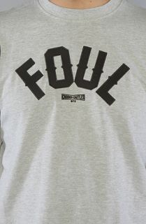 Crooks and Castles The Foul LS Tee in Heather Grey