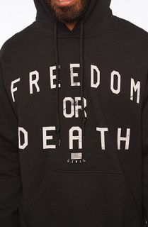 Civil The Freedom Or Death Hoodie in Black