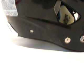  ion 4d youth black football helmet size medium kids black face mask