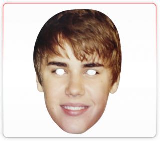 Justin Beiber Celebrity Funny Face Mask Ideal for Fancy Dress Hen Stag