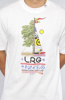 LRG The Natural Sailing Tee in White Concrete