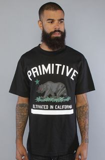 Primitive The Cultivated Tee in Black Green