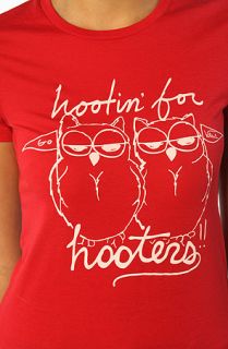 Vans The Vans X Kab Hootin For Hooters Tee in Jester Red  Karmaloop